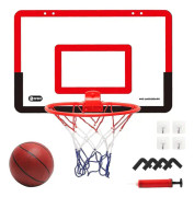 Transparent hängande dörr Basketplank Stämpningsfri Mini Basketbackboard med 1 korgnät 4 krok 1 basket