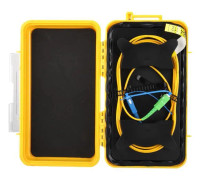 SALALIS OTDR Lanseringskabelbox Optisk fotokabelbox Dead Zone Eliminator Fiberoptisk ring