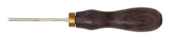 LIX Leather Edge Beveler Läder Fasningsverktyg med Ebony Wood Handtag (4 1,8 mm)