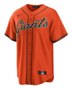 Nike Kortärmad T-shirt San Francisco Giants Replica Alternate Road Orange S Man