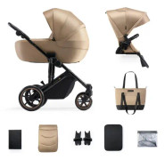 Kinderkraft Barnvagn - 2W1 Prime 2 Sandrose Beige