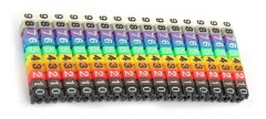 SALUTUYA Trådnummer Kabelmärkrör Elektrisk DIY Digital numrering 150 st KCM-1,5MM 1,5 kvadrat