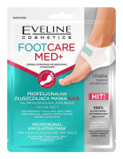 Foot Care Med+ professionell exfolierande hälmask 1 par