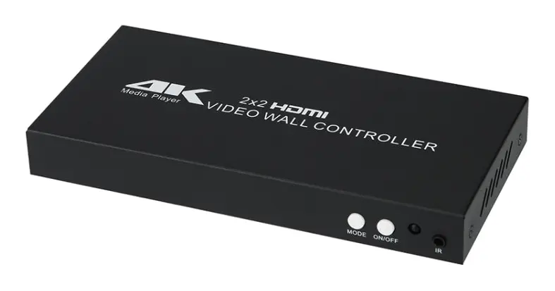 XP02 4K 2x2 HDMI Video Wall Controller Multi-screen Splicing Processor, Style:Ordinary(UK Plug)