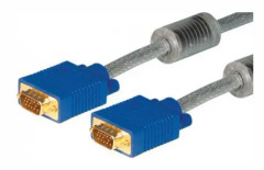 Tecline S-VGA M/M 30m, 30 m, VGA (D-Sub), VGA (D-Sub), Hankoppling, Hankoppling, Blå, Grå