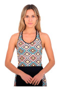 Hurley Bikinitopp Mosaic Geo Tankini Flerfärgad M Kvinna