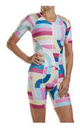 Zoot Kortärmad Trisuit Ltd Aero Flerfärgad XL Kvinna