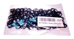 Metalsub Hp O Ring First Stage 200 Pcs Svart