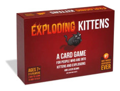 Exploding Kittens - Ett ryskt roulettkortspel, kortspel för vuxna, tonåringar och barn - 2-5 spelare