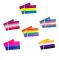 36st Small Progress Pride Flag Stick För Fest