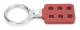HURRISE Märkning Hasp 10 st Lockout Hasp 38mm/1.5in 6 hål aluminiumisolering för explosiva platser