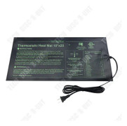 Elektronisk värmematta - TECH DISCOUNT - 2 stycken - 25x52cm - Svart - Multifunktionell