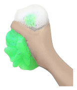 Sxbd 24 Festliga Julröda Och Gröna Bad- Eller Duschsvampar Loofah Pouf Medium Mesh Grossist Bulk Lot