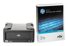  E7X53B - HPE RDX Removable Disk Backup System - Diskenhet - RDX - SuperSpeed USB 3.0 - extern - med 2 TB-kassett