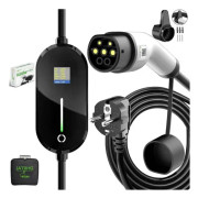 JATRHG 5M elfordonskabel 3,6KW-1,5KW 16A|13A|10A|8A Typ 2 EV Bärbar enfas snabbladdare