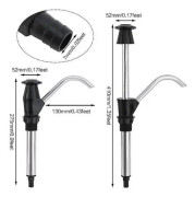 Svart handpump för diskho, husvagn, husbil, båt, fordon, kran, vattenkran, verktyg-7