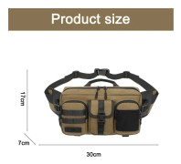 Messenger bag utomhus taktisk midjeväska multifunktionell sport