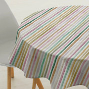 Fläckresistent bordsduk Muaré Naiara 4-100 180 x 250 cm Randig