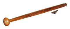 Marine Town Flaggstång Teak Guld 750 mm