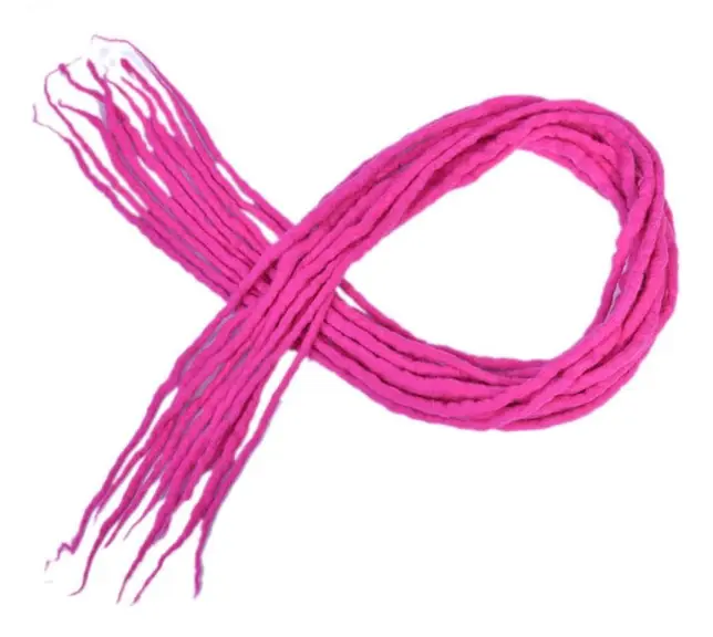 Dreadlocks Extensions Hår extensions ROSA rosa