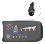S810 E-cykelmätare LED-display 48v Ip65 Uart-protokoll för elektrisk cykel Elcykelmätare 6pin