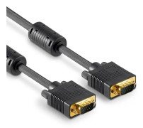 PureLink - VGA-kabel - HD-15 (VGA) (M) till HD-15 (VGA) (M) - 7,5 m - svart
