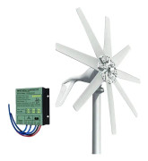Vindkraftverk, 6kWh kapacitet, Gratis kontrollenhet, 12V, Med Gratis Kontroll, 1000W