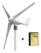 Vindkraftverksgenerator, 600W Effektutgång, Gratis MPPT-kontrollenhet, 12v, Färg 1, 600w