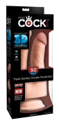 King Cock Plus Triple Density Double Penetrator 9,5 Inch