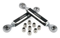 Polaris RZR UTV Sway Bar Link Kit, fram- och bakkompatibilitet, enkel installation, svart bakre