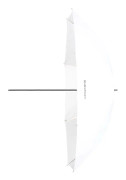 Elinchrom Paraply 105cm Transparent