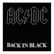 AC/DC Standard Patch: Back in Black (Loose)