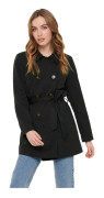 Only Jacka Valerie Trenchcoat Svart S Kvinna