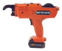 Armeringsjärnsbindningsmaskin, 12V, Metall, 34mm, Ett batteri, Orange