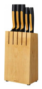 Fiskars Set of knives in a wooden block Functional Form 5 pcs. (1062927)