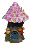 SAMLINGAR Flockade Fairy House Solar Garden Lights Green Fairy