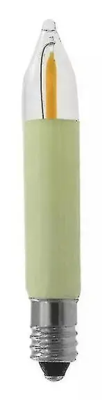 20 st E10 LED-ljuslampor Små Socklar 8-55v 0.1-0.2w Längd 65mm Ersättningslampa Schwibbogen（A 10 st）