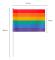 36st Small Progress Pride Flag Stick För Fest