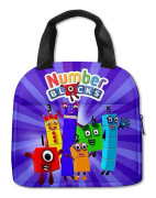 Sipin Numberblocks Lunchväskor Isväska Termiskt Isolerad Kylare Elever Barn Lunchväskor (E)