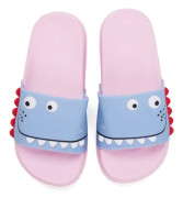 bolury Pojkar Flickor Dinosaurie Slide Sandaler, Barn Inomhus Utomhus Strand Pool Sandaler Anti-Slip Dusch Slide Hem Tofflor Rosa 13-13.5 US Little Kid