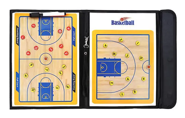 Basketbollstränartavla Tränarurklippstavla Taktisk magnetisk tavla Kit 1 stycke