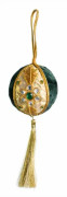 Hängeprydnad traditionell bollgrön (24 cm)