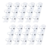 hall 10PCS 3-Ring Binder Mekanism Ersättning Metall O-formade Ringar Lösblad Bindande Ryggradar Kammar för Binder Planerare Vit 3 Ring-10PCS