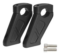 Motorcykelstyre Risers Bar Kit Mount Styreklämma för R1200gs 2008-2013 (svart)（Svart）