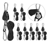 Repband Ratchet 8 st, 1/8\" Justerbar Repband Ratchet för Växtlampor