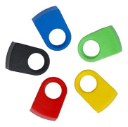 Abs Plast Dryck Clips Flask Spänne Hållare Vinglas Clip Hållare Beer Cocktail Snap För Schooner Goblet Glasögon (färg: svart, rödgulgrönblå)5