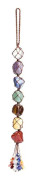 Handgjord Kristallfönsterbilhänge 7 Chakras Heminredning Feng Shui Ornament Yoga Meditation Bildekoration