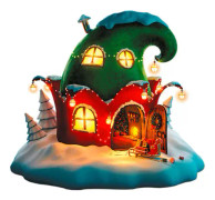 (20*22cm) Jultomte hatt väggklistermärke