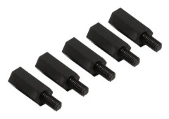 BEL-7643670017331-Nylon Hex Standoffs 100st M2 M3 M4 Plast Nylon Hex hane-hona/hona huvuddistanshållare