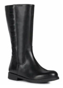 Stövlar - GEOX - Agata - Svart - Girl - Zip - Läder
